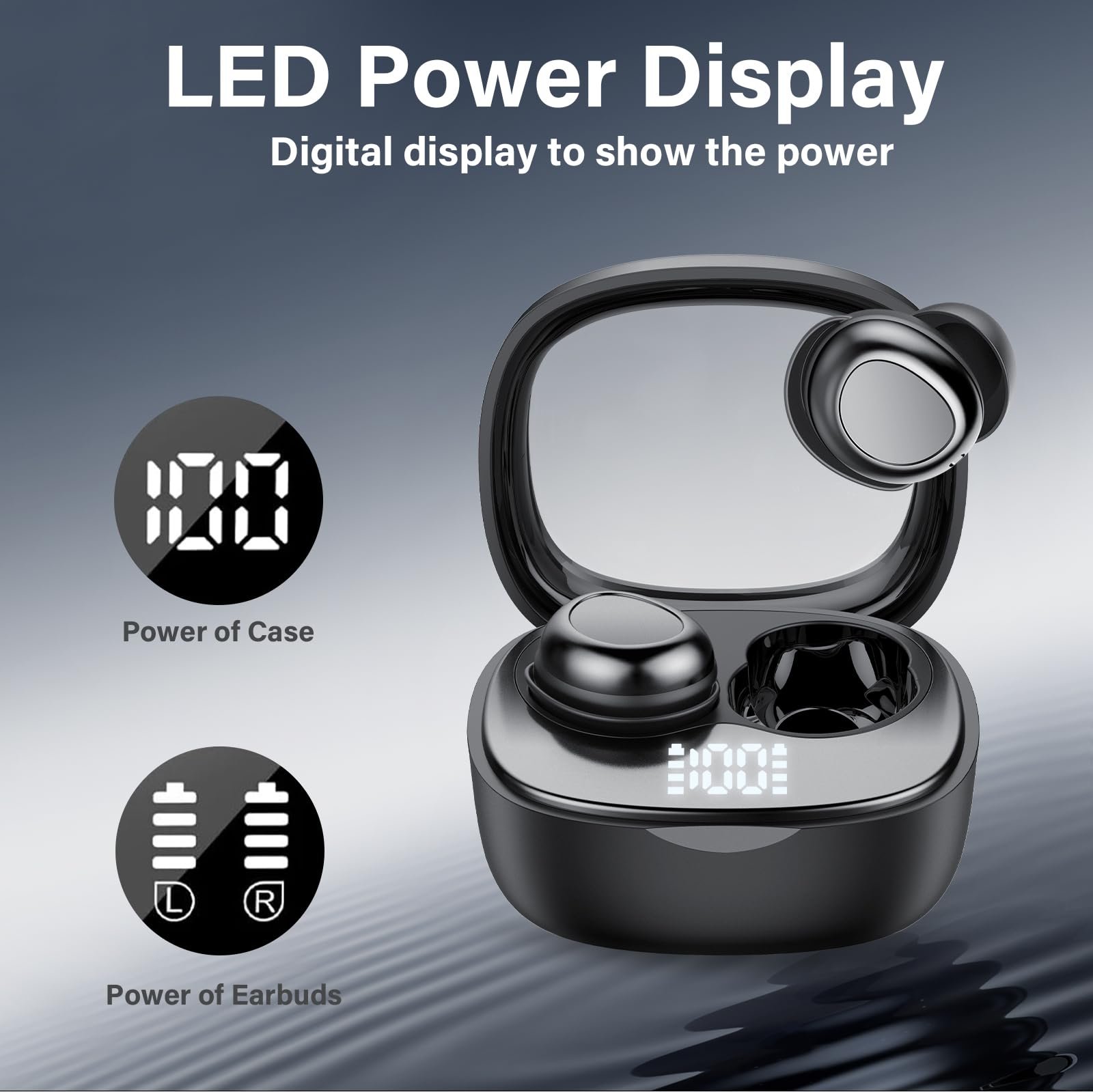 Наушники Вкладыши Doubc Sleep Bluetooth 5.4 Mini Беспроводные Черный, фото №2