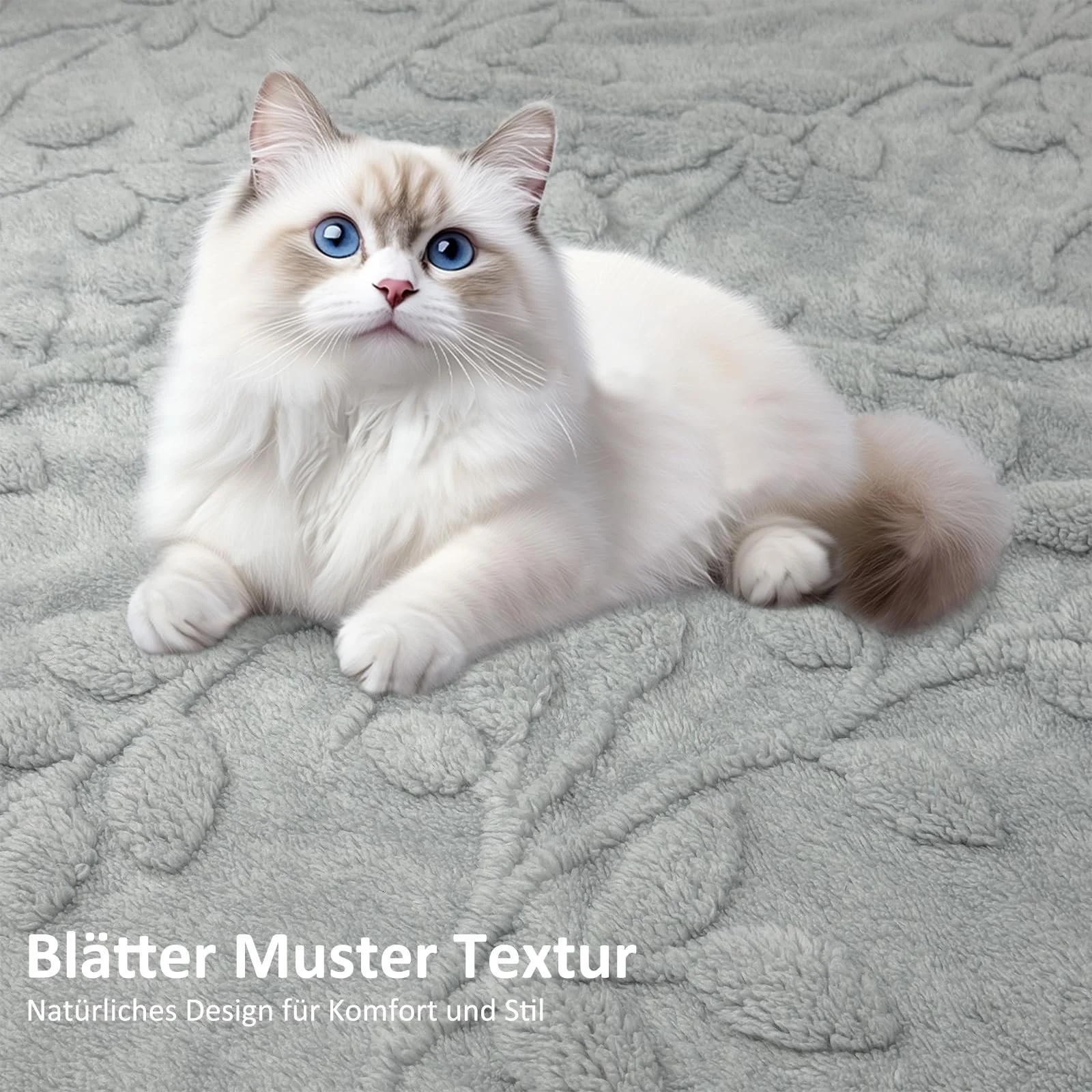 Плед Cuddly Fluffy для 4 сезонів Lucky Tree Pattern, флісовий плед для ліжка та дивана, фото №6