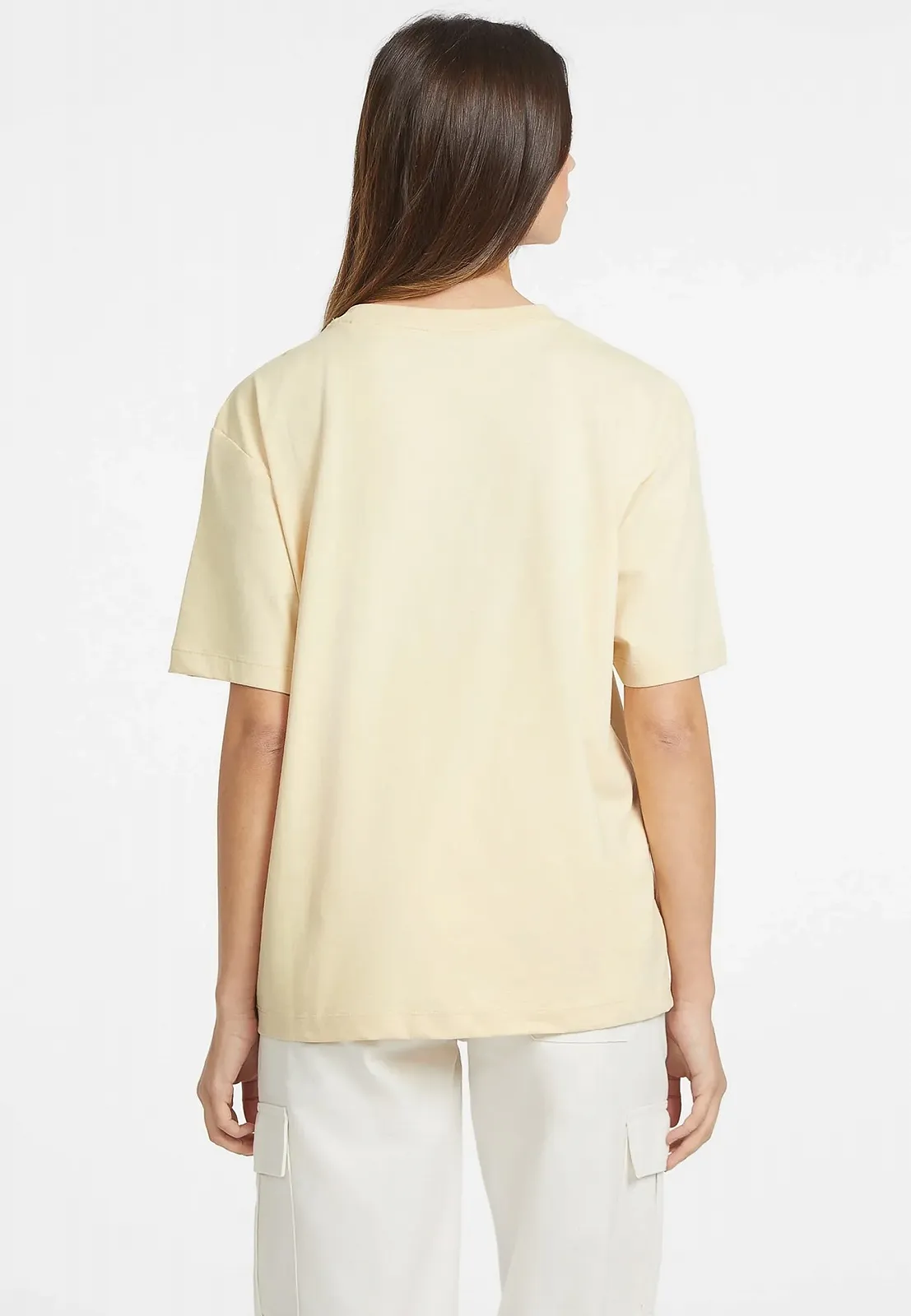 Женская футболка Guess Jeans, Кремовая, S, фото №2