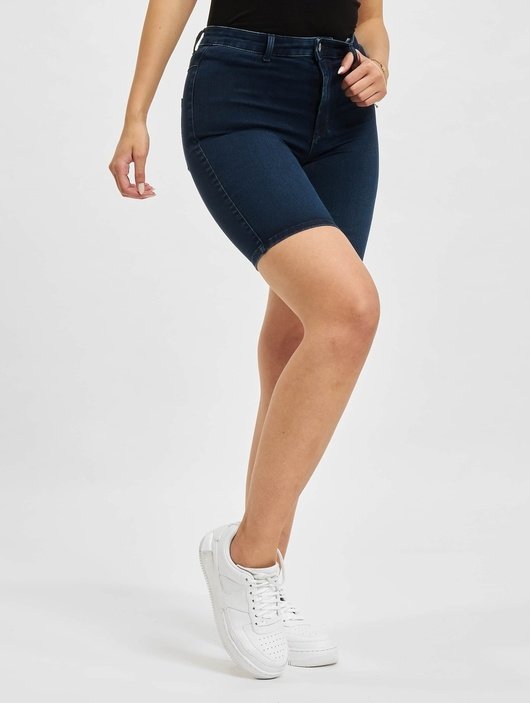 Шорти ONLROYAL HW BIKE SHORTS DNM PIM 15227135 Dark Blue Denim ONLY Темно-синій L, фото №4