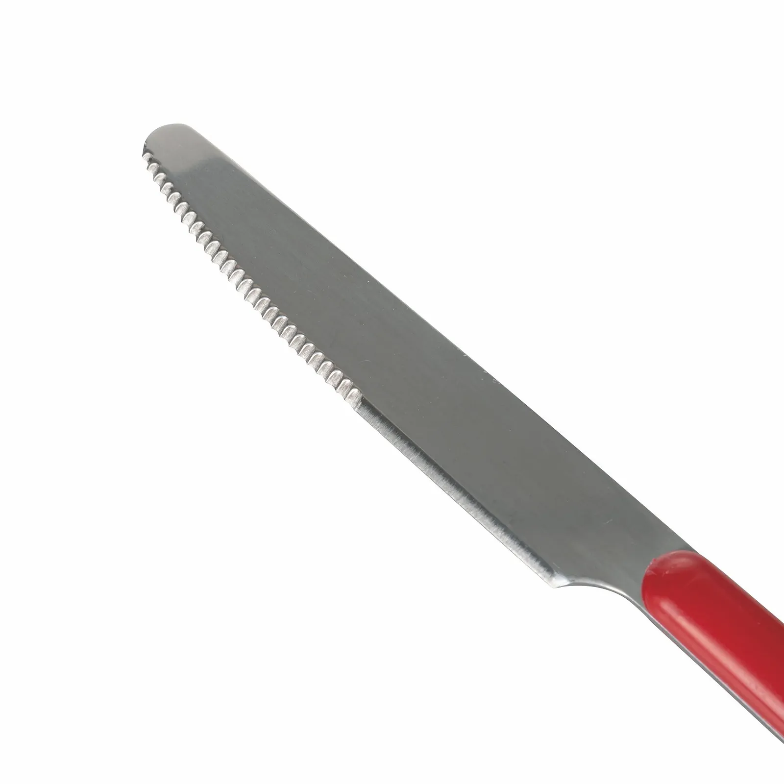 Набір столових приборів Galileo Brio Sibilla 24 предмети нержавіюча сталь з червоною ручкою, фото №3 Набір столових приборів Galileo Brio Sibilla 24 предмети нержавіюча сталь з червоною ручкою, фото №3