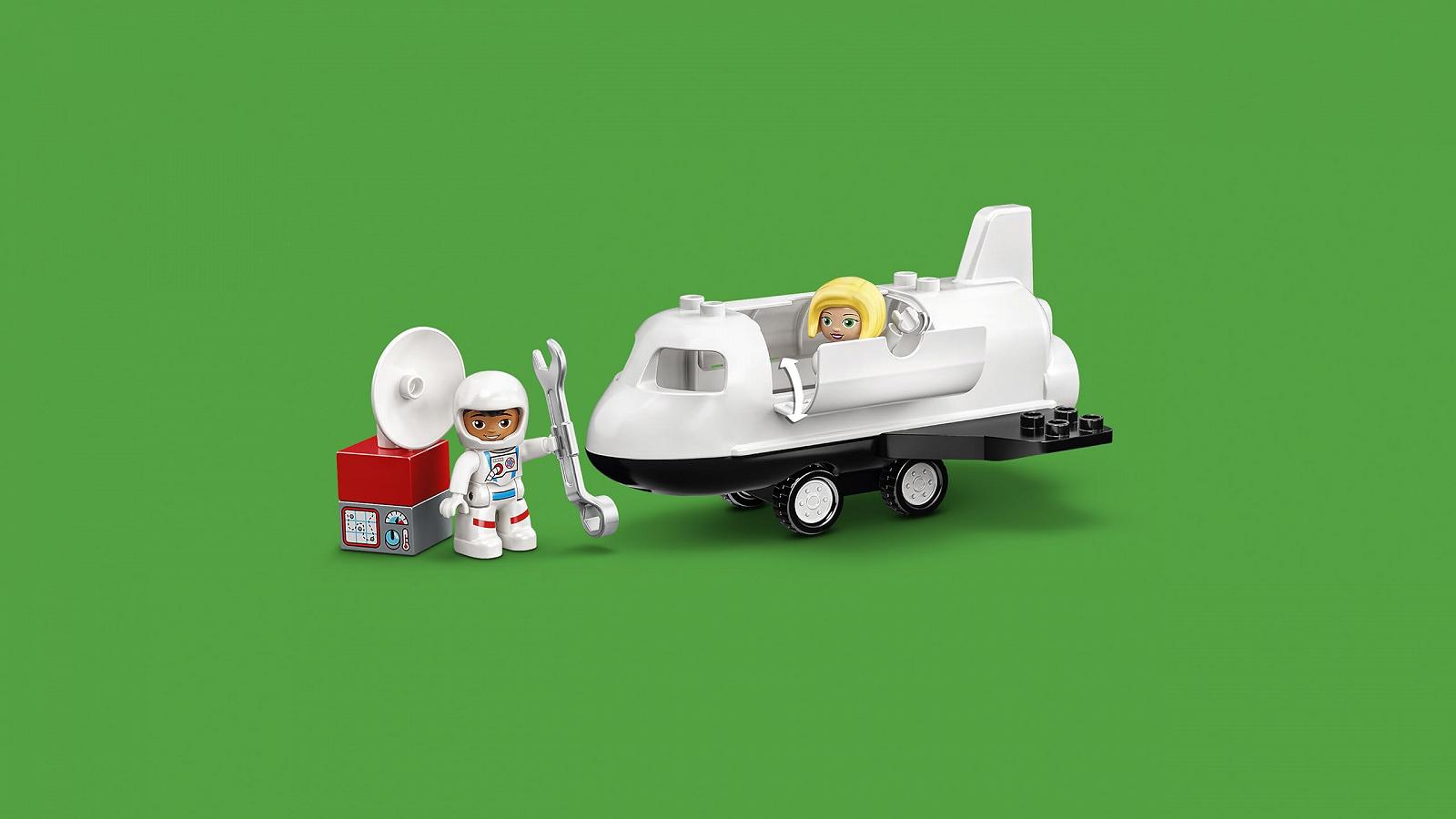 Конструктор LEGO DUPLO 10944 Космический Шаттл Космическая Миссия с камнями для малышей от 2 лет с фигурками астронавтов, фото №6