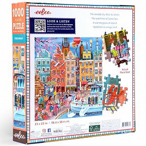 Пазл eeBoo PZTSKM Stockholm 1000 деталей 58.5 см synthetic.ua - Фото 1