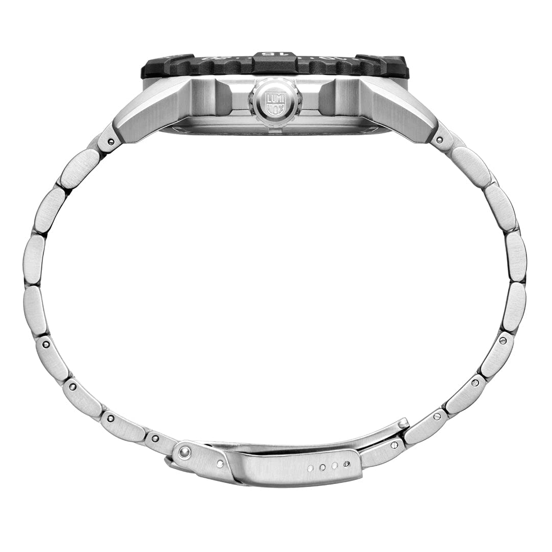 Чоловічий аналоговий годинник Luminox XS.3254.CB, швейцарський кварцовий механізм, ремінець з нержавіючої сталі, сріблястий, спортивний, фото №5