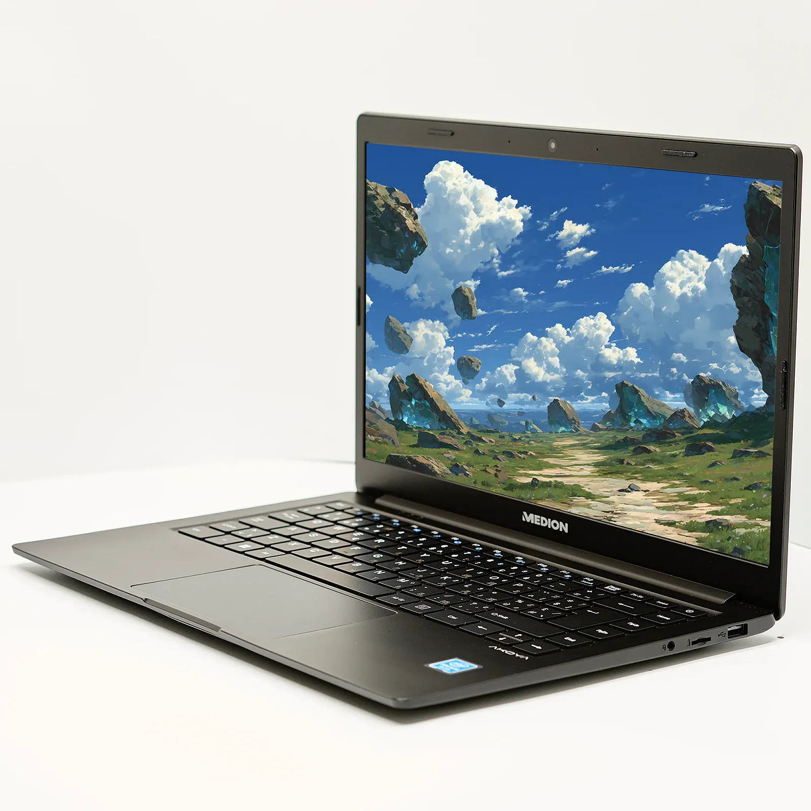 Ноутбук 14" Medion (Lenovo Group) Akoya E4251 | Чотириядерний Intel | RAM DDR4 8 ГБ | SSD 128 ГБ | Intel Graphics | Металевий корпус | Ультрабук | AKБ до 8 годин | Win10 (5103), фото №4