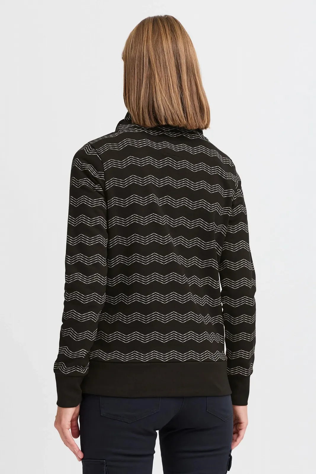 Жіночий светр OXMO OXVernita, куліска на комірі, фото №4