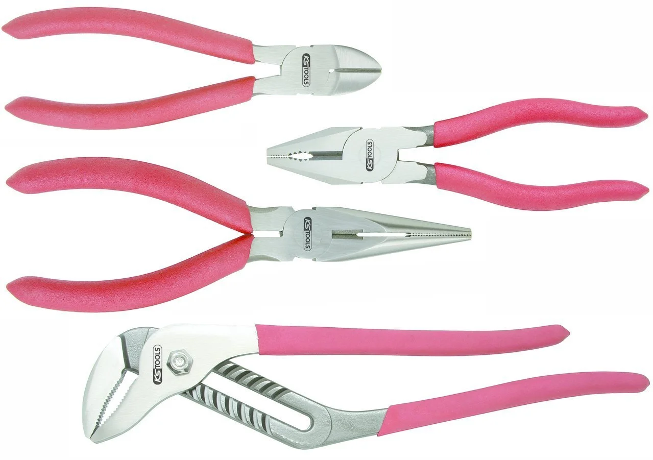 Набор плоскогубцев KS Tools CLASSIC 4 шт., 165-256 мм, фото №2