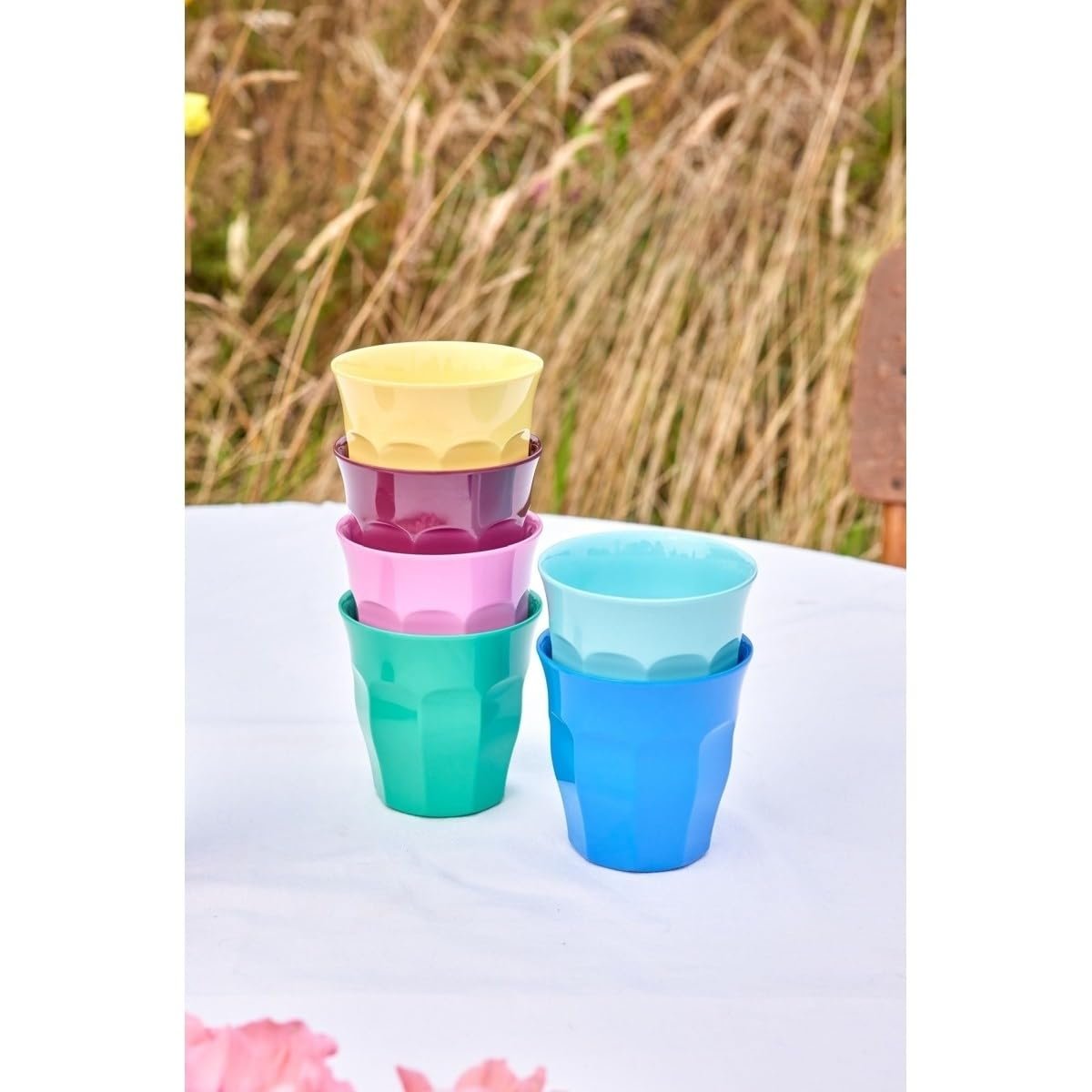 Набор Меламиновых Чашек Rice "Show Your True Colors" 6 Цветных Чашек 250 мл, фото №2