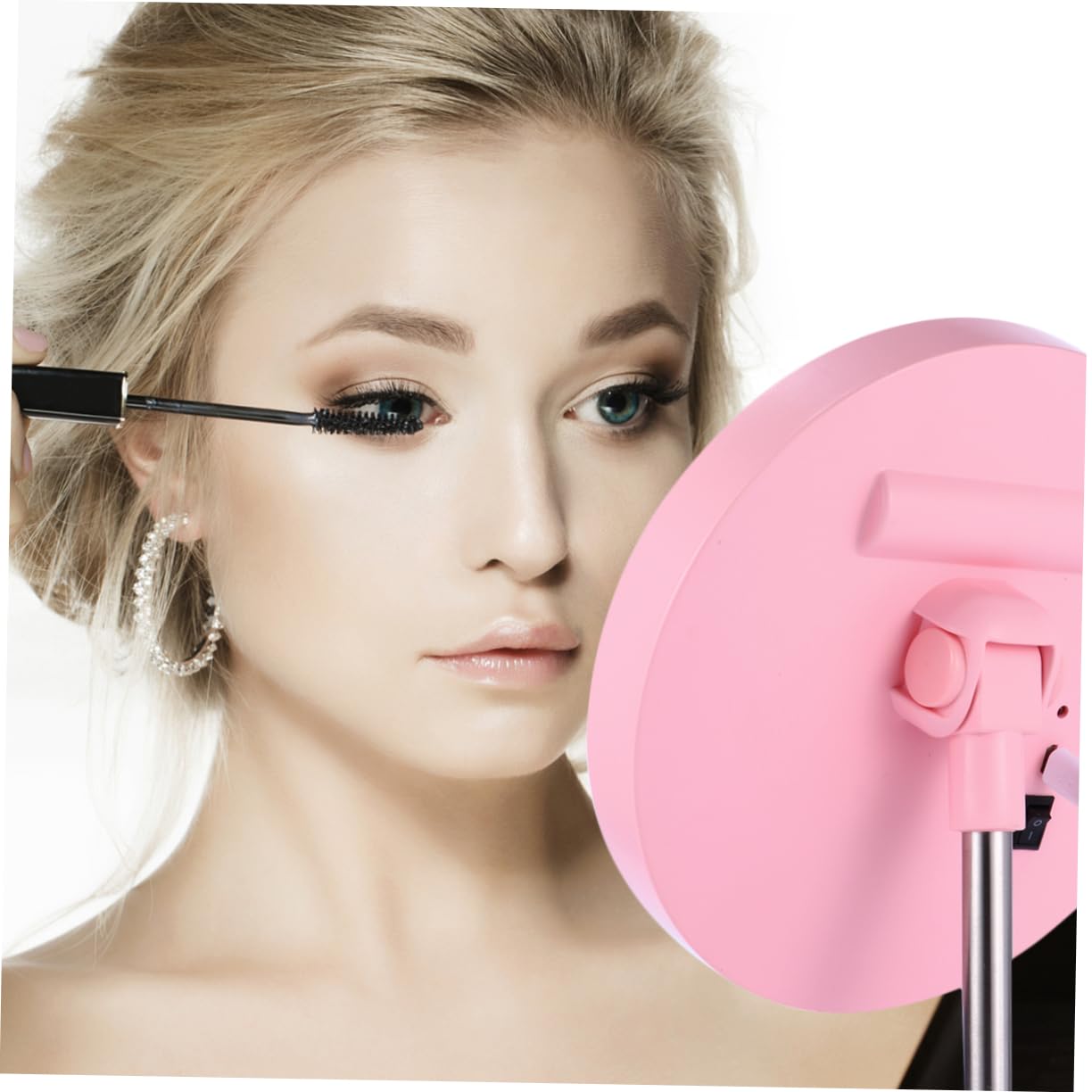 Зеркало Angoily LED с подсветкой интеллектуальная зарядка интеллектуальный дополнительный свет настольное многофункциональное косметическое зеркало студент настольное зеркало глянцевый, фото №5 Зеркало Angoily LED с подсветкой интеллектуальная зарядка интеллектуальный дополнительный свет настольное многофункциональное косметическое зеркало студент настольное зеркало глянцевый, фото №5