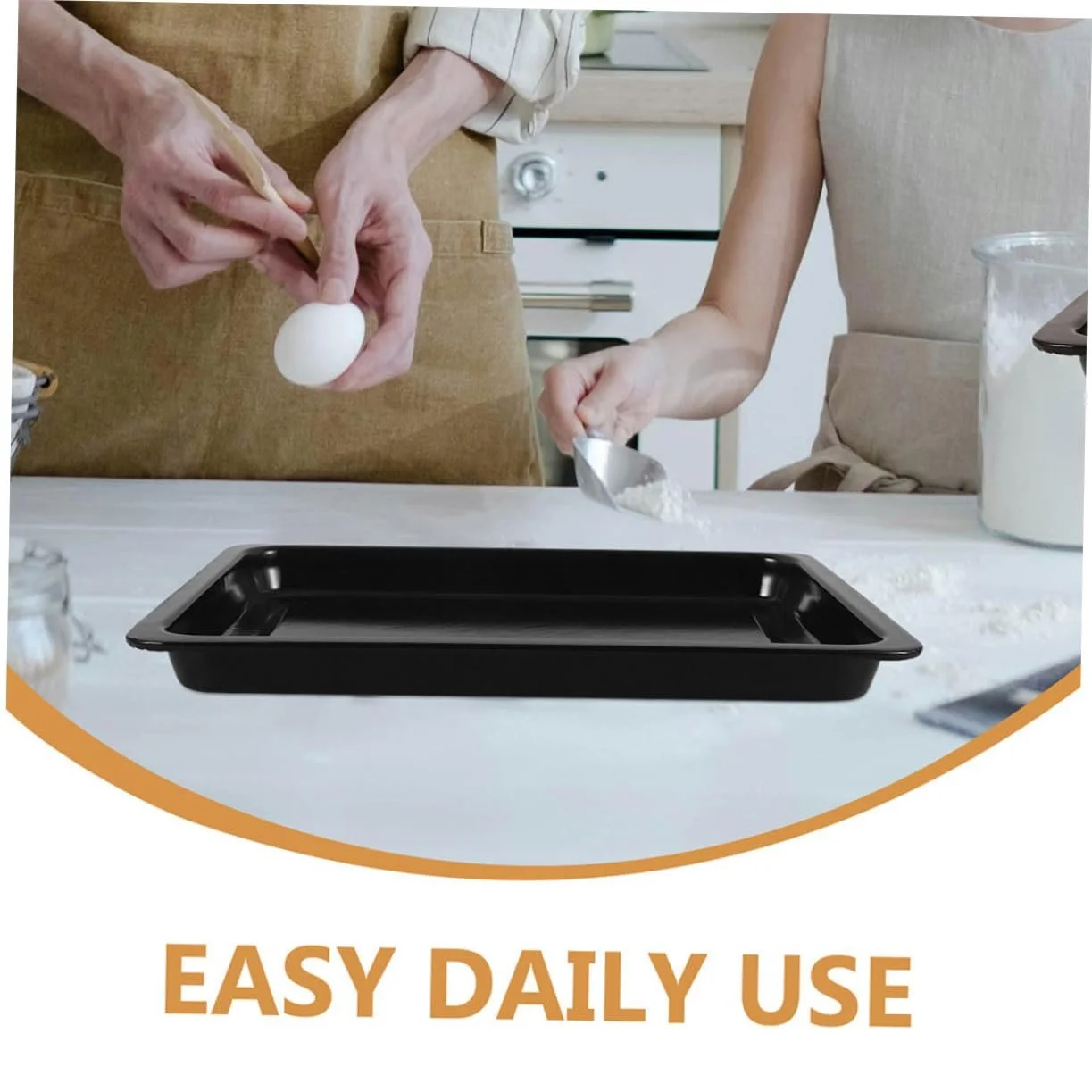 Форма для выпекания прямоугольная эмалированная для духовки, фото №6