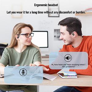 Наушники для перевода AI, 80 языков, 4 режима Беспроводные наушники для перевода Черный synthetic.ua - Фото 1