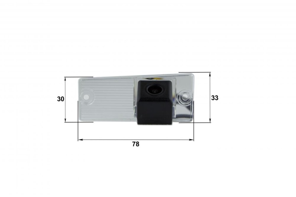 Штатна камера заднього огляду Falcon HS8055-XCCD Kia Cerato 2008-2010, фото №2