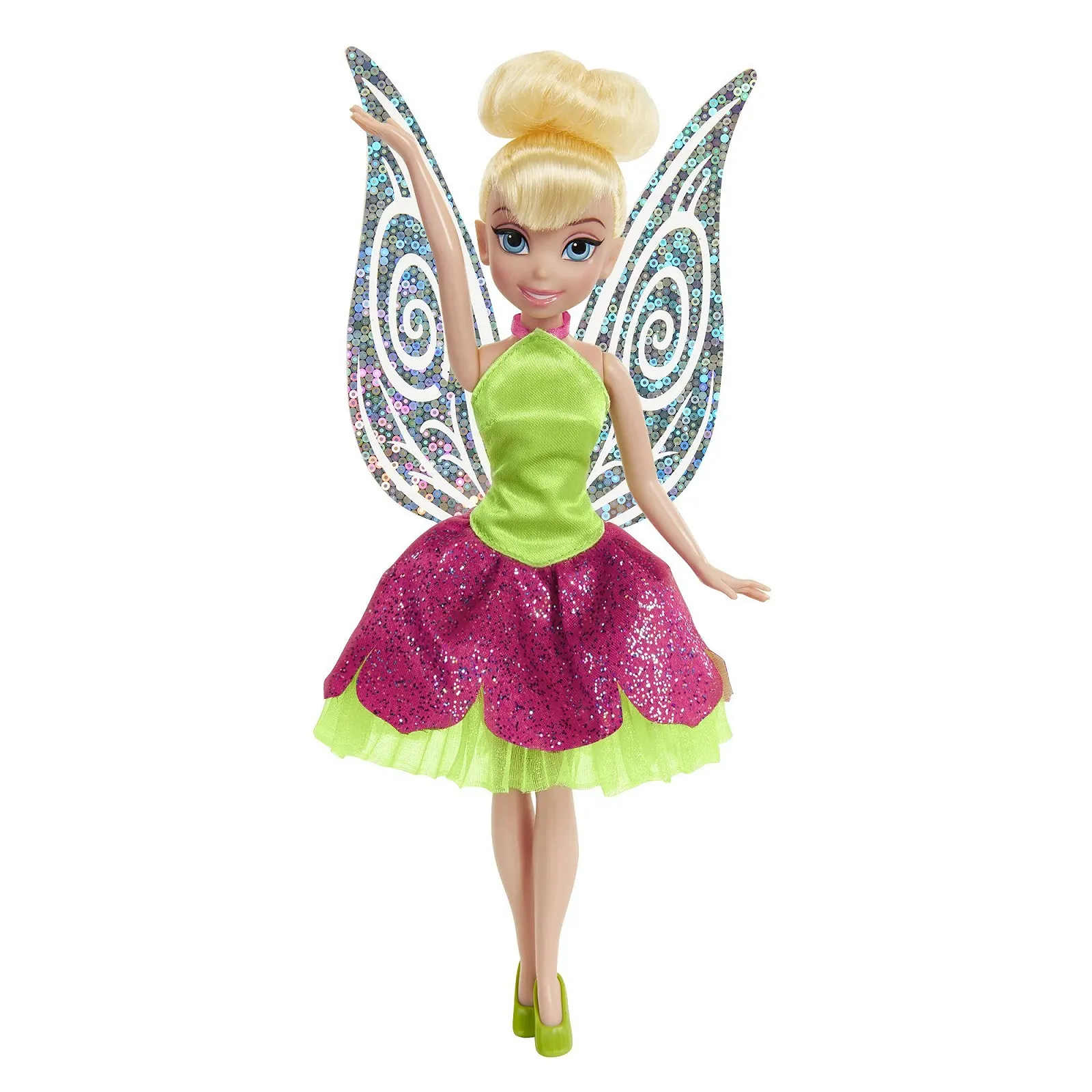 Кукла Disney Fairies Classic Tink с платьем Розовая/Зелёная, фото №2