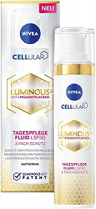 Денний крем-флюїд NIVEA Cellular Luminous 630 проти пігментації SPF 50 40 мл та крем для рук 50 мл synthetic.ua - Фото 1