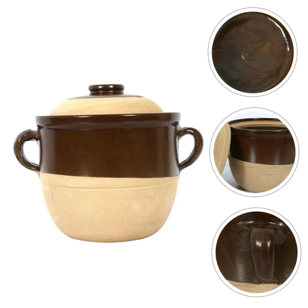 Каструля NAMOARLY глиняна з кришкою, фото №4 Каструля NAMOARLY глиняна з кришкою, фото №4