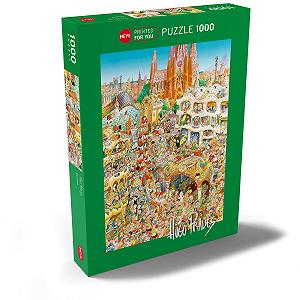 Пазл Heye Puzzle MyPuzzle Special Collection Hugo Prades - Barcelona 1000 деталей - Фото 1