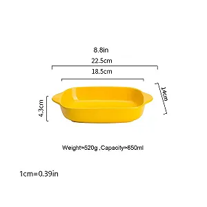 Форма для запікання керамічна прямокутна з ручками Зелена synthetic.ua - Фото 1