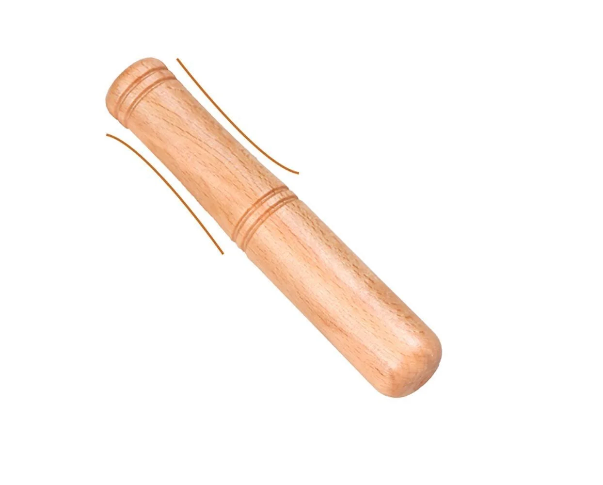 Ступка с пестиком Деревянная для чеснока Пюре Ручная Бытовая, фото №6