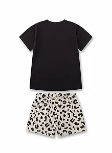 Пижама Sanetta для девочек короткая Чёрный synthetic.ua - Фото 1