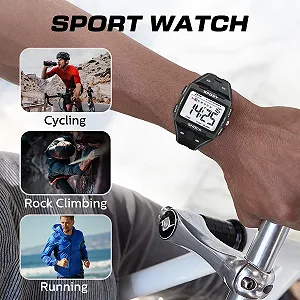 Цифровий годинник BEN NEVIS Спортивний Квадратний з будильником/LED synthetic.ua - Фото 1