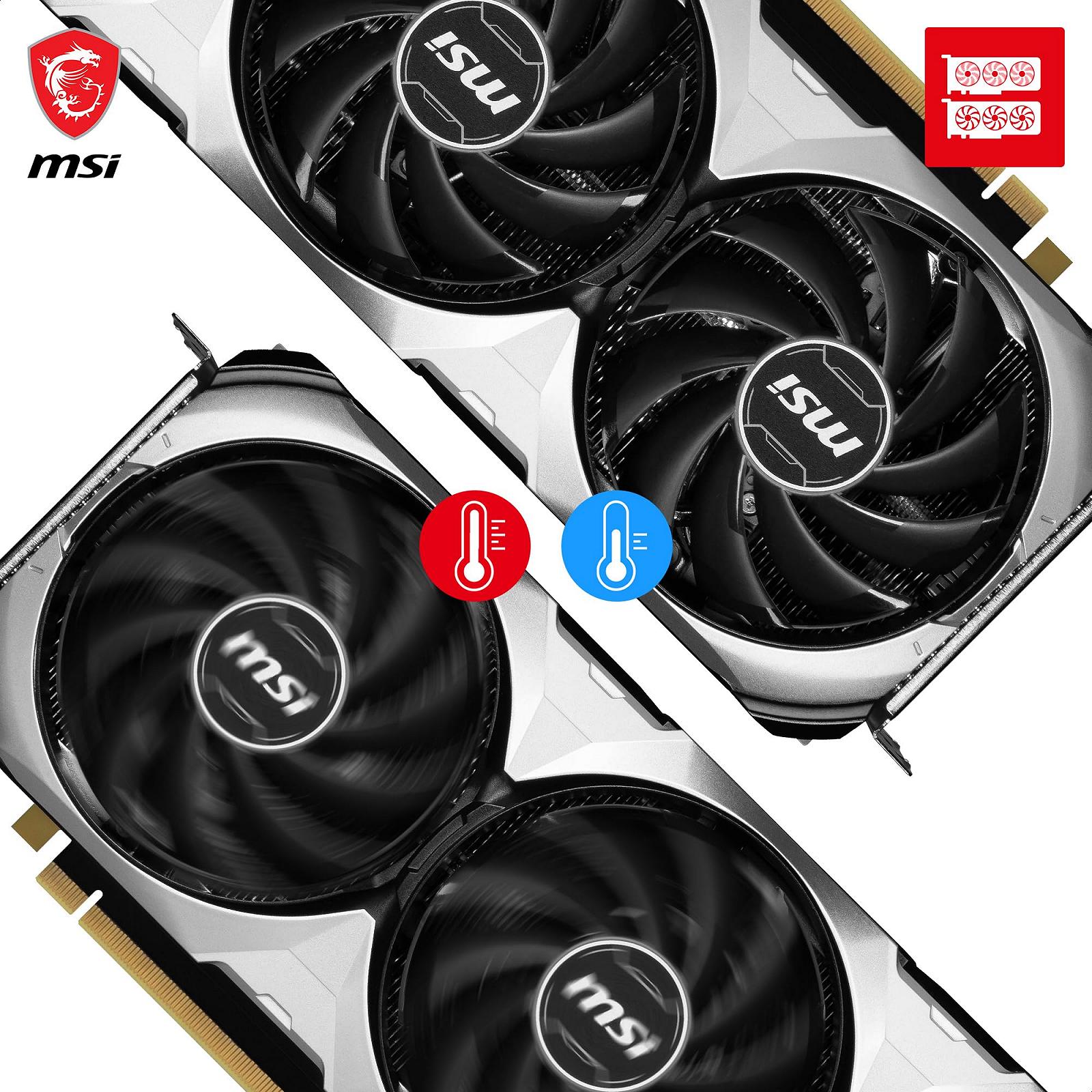 Видеокарта MSI RTX 4070 SUPER Ventus 3X OC 12GB GDDR6X, фото №3