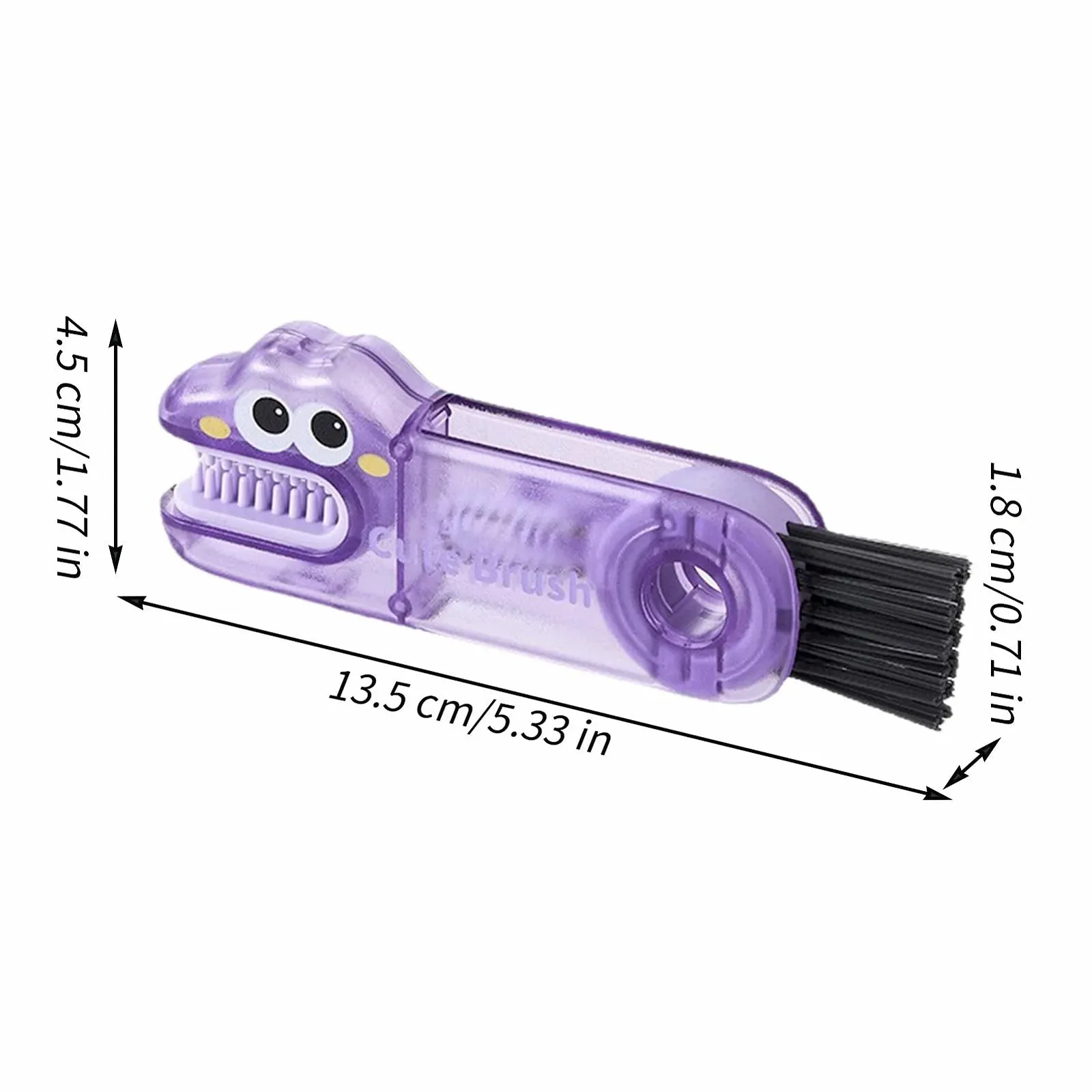 Щітка для чищення щілин кришок чашок Ергономічна Багатофункціональна 3 в 1, фото №5