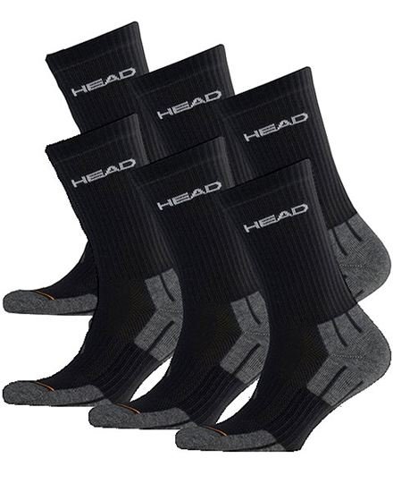 Носки Head PERFORMANCE CREW 3PPK Черный 35-38, фото №2