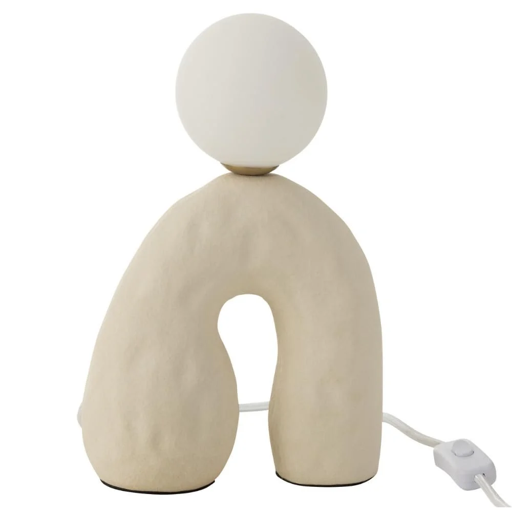 Настільна лампа J-Line Ivory Dreams Слонова кістка, фото №1