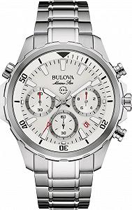 Годинник Bulova Хронограф 96B255 Сріблястий/білий - Фото 1