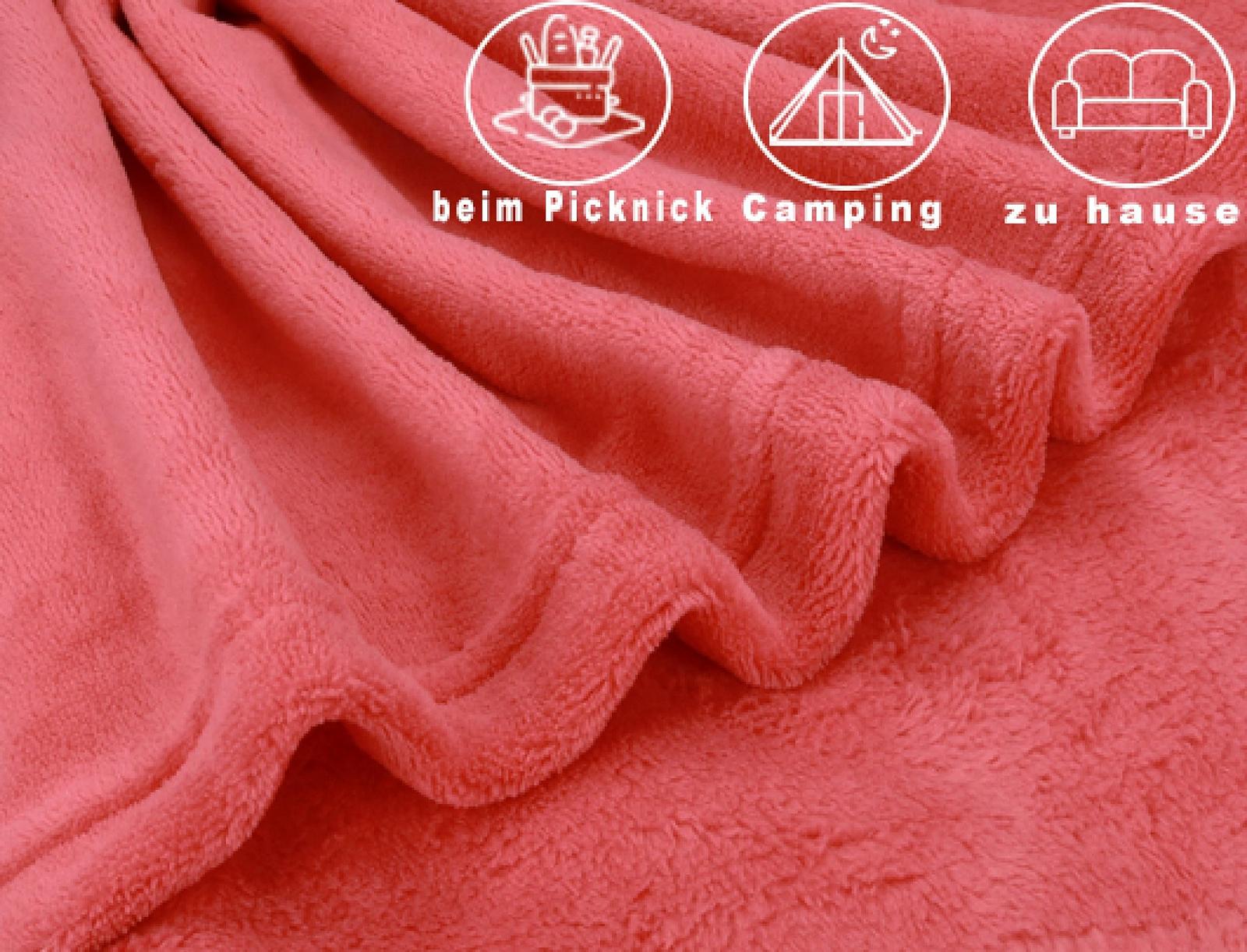 Покривало Betz Cuddly Blanket Bern Розмір 150 см x 200 см Лососевий, фото №3 Покривало Betz Cuddly Blanket Bern Розмір 150 см x 200 см Лососевий, фото №3