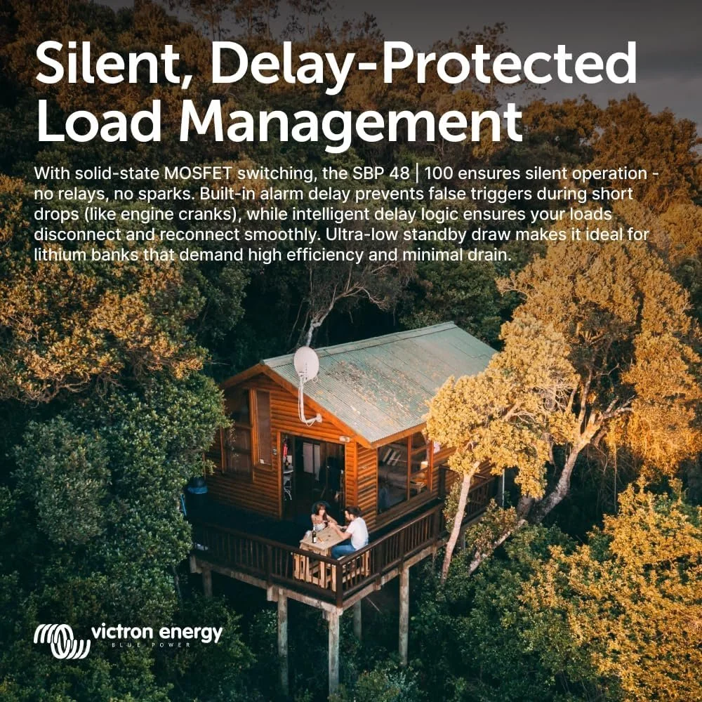 Реле відключення АКБ Victron Energy Smart Battery Protect / 48V / 100A /Програмоване / Блакитне, фото №4 Реле відключення АКБ Victron Energy Smart Battery Protect / 48V / 100A /Програмоване / Блакитне, фото №4