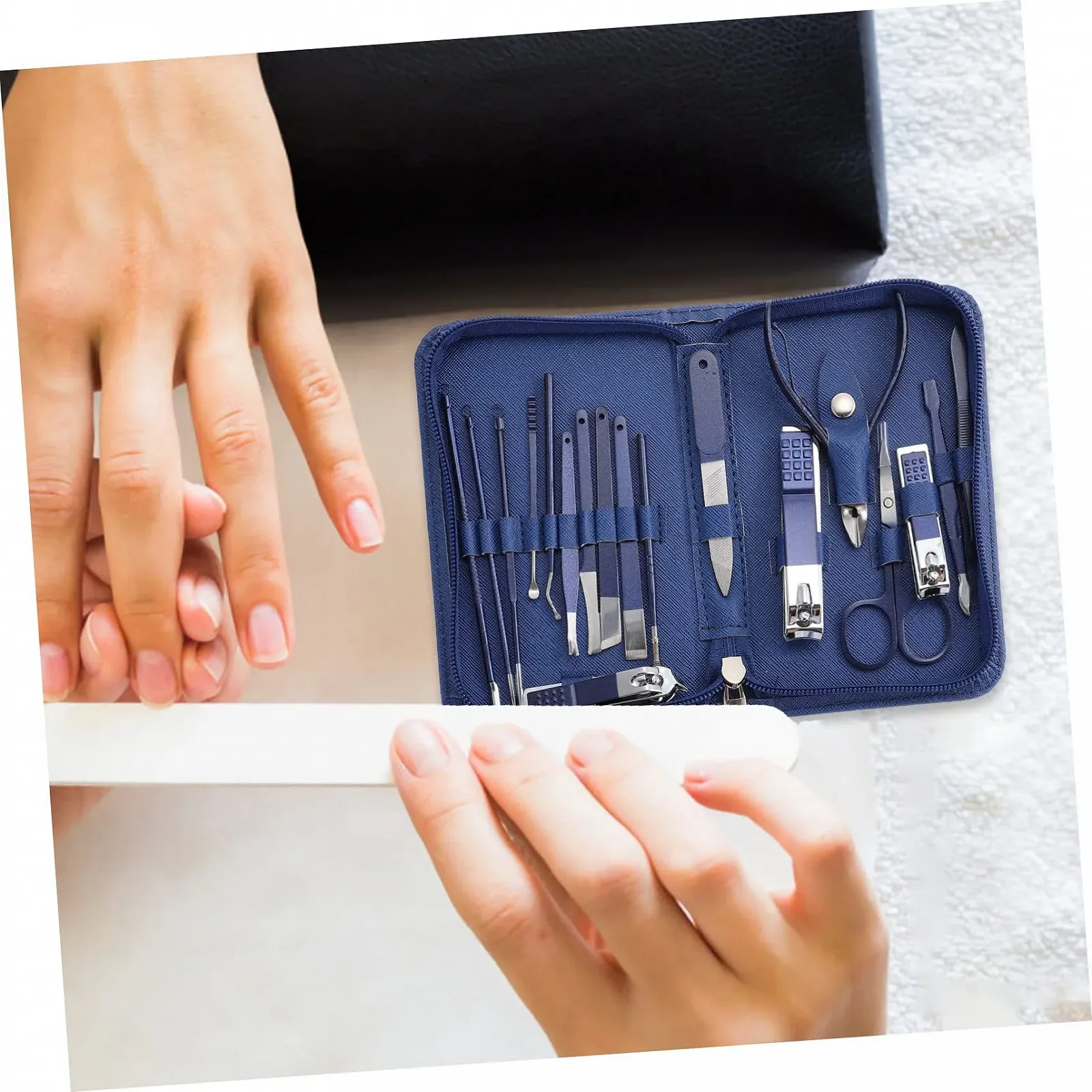 Набір для манікюру і педикюру PACKOVE Портативний багатофункціональний, фото №8