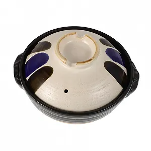 Керамическая кастрюля SOLUSTRE Японский стиль С крышкой Термостойкая - Фото 1