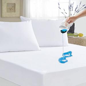 Наматрасник Хлопковый махровый Family Bedding Водонепроницаемый Односпальный 90 см x 192 см - Фото 1