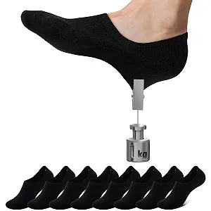 Носки Trainer Unisex Черный / Белый / Серый / Телесный Размеры EU 35–38, 39–42, 43–46 (8 пар) - Фото 1