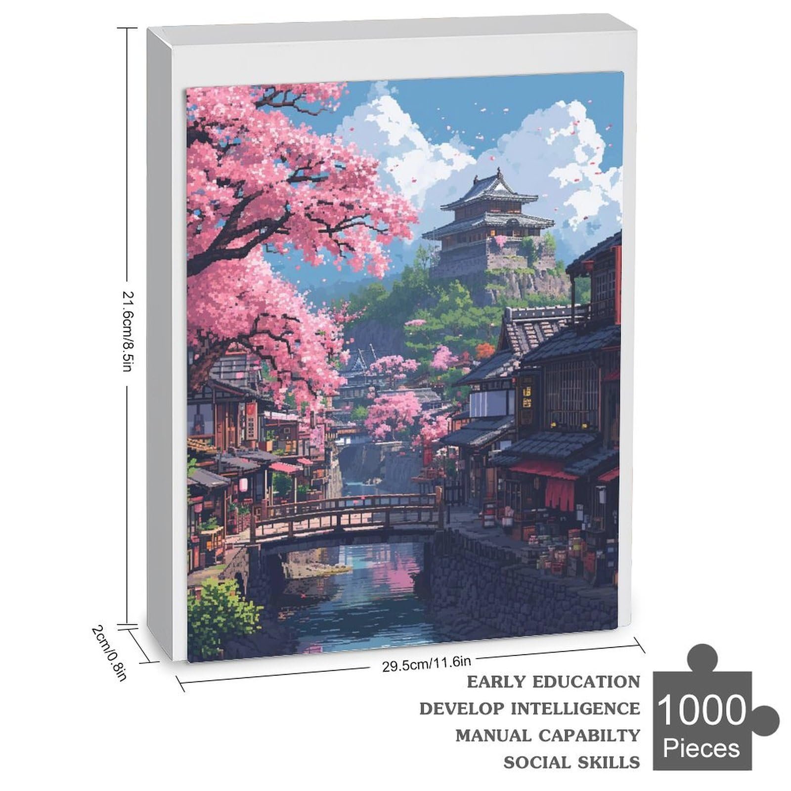 Дерев'яний пазл Cherry Tree Art Japan 1000 деталей 78 x 53 см, фото №3