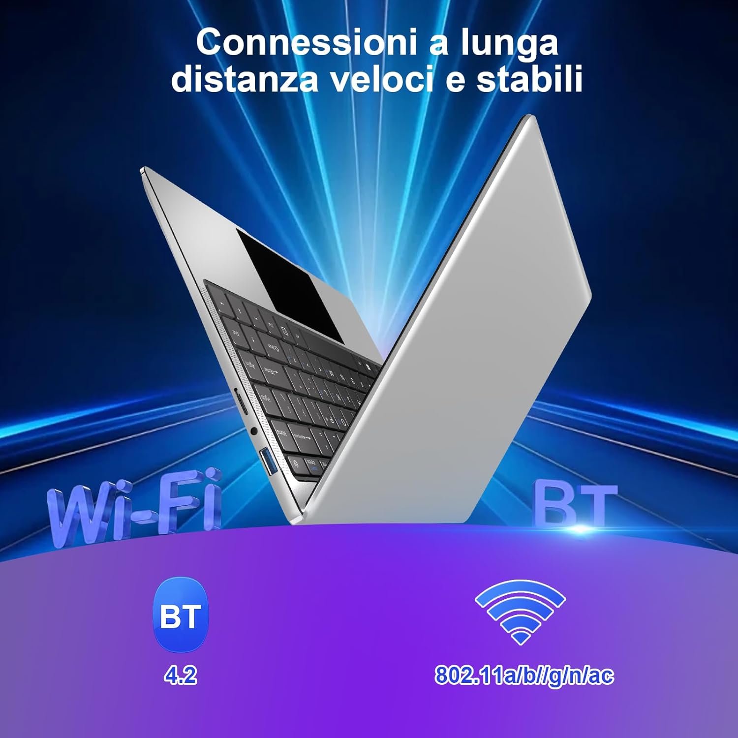 Ноутбук 14" BVATE B8 Intel Celeron N4020 RAM 8GB SSD 256GB Win11 (UKR), фото №5