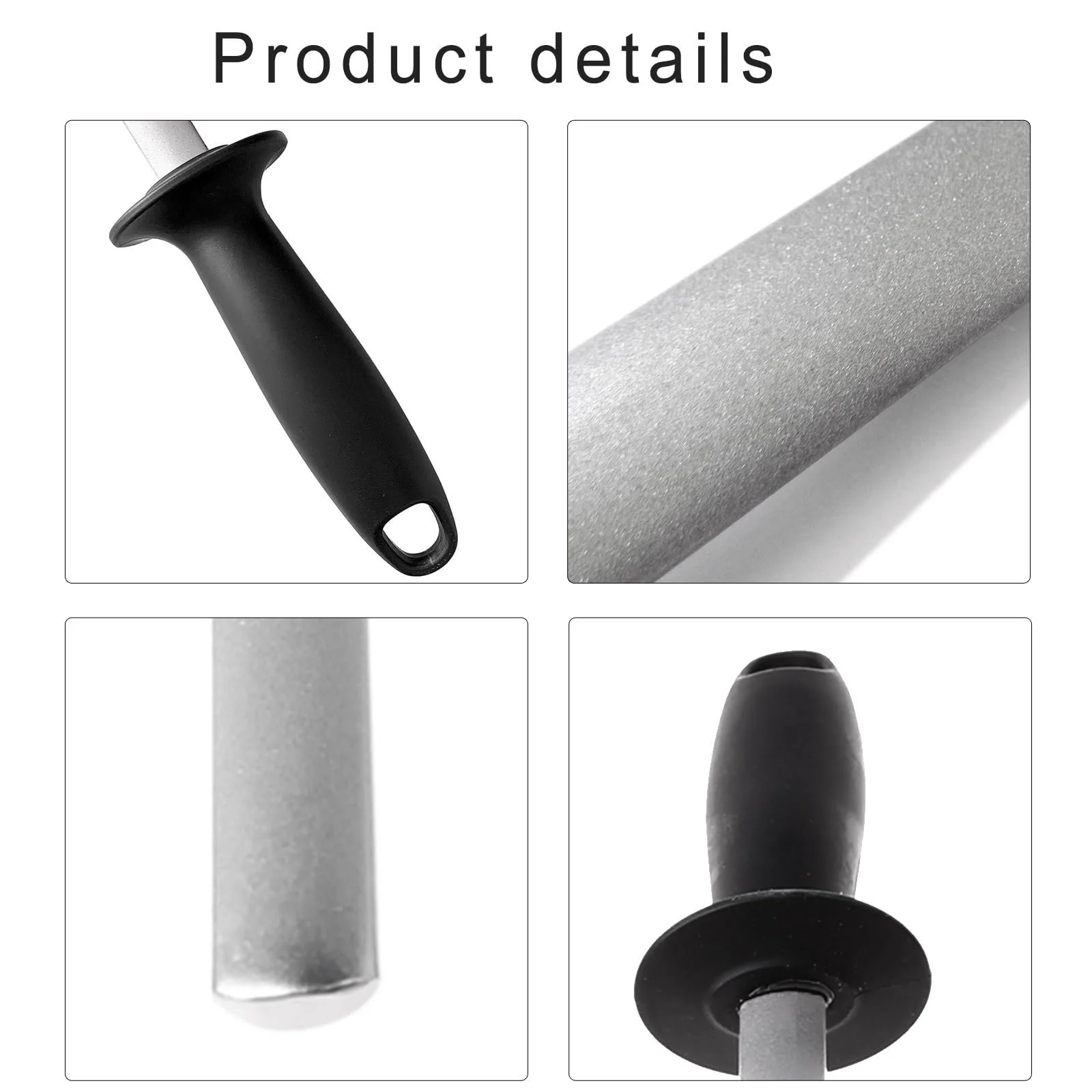 Мусат алмазний професійний для заточування кухонних ножів, фото №7