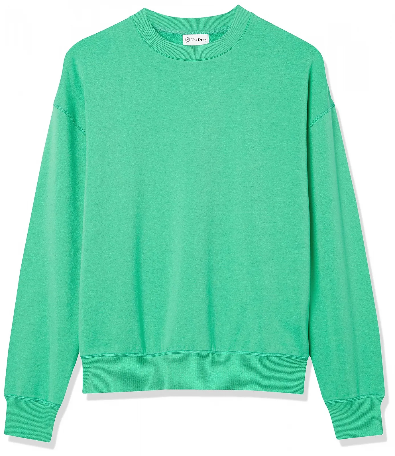 Свитшот The Drop свободного кроя с длинными рукавами, круглым вырезом и заниженной линией плеча Margot, фото №6