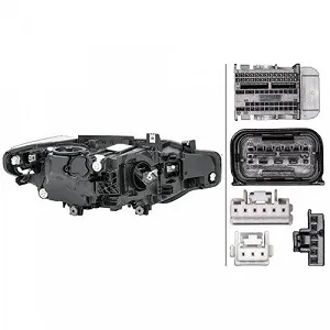 Фара головного света HELLA BMW (BRILLIANCE) 1EX 012 102-911 левая synthetic.ua - Фото 1