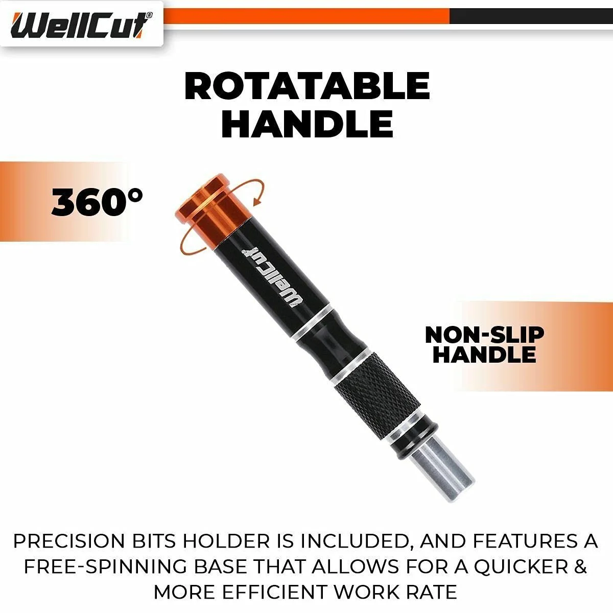 Набір викруток WellCut Precision Multipurpose Screwdriver Bit 20 x Bits, фото №5 Набір викруток WellCut Precision Multipurpose Screwdriver Bit 20 x Bits, фото №5