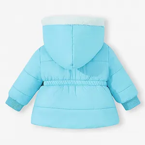 Зимова куртка для дівчат, тепла стьобана куртка synthetic.ua - Фото 1