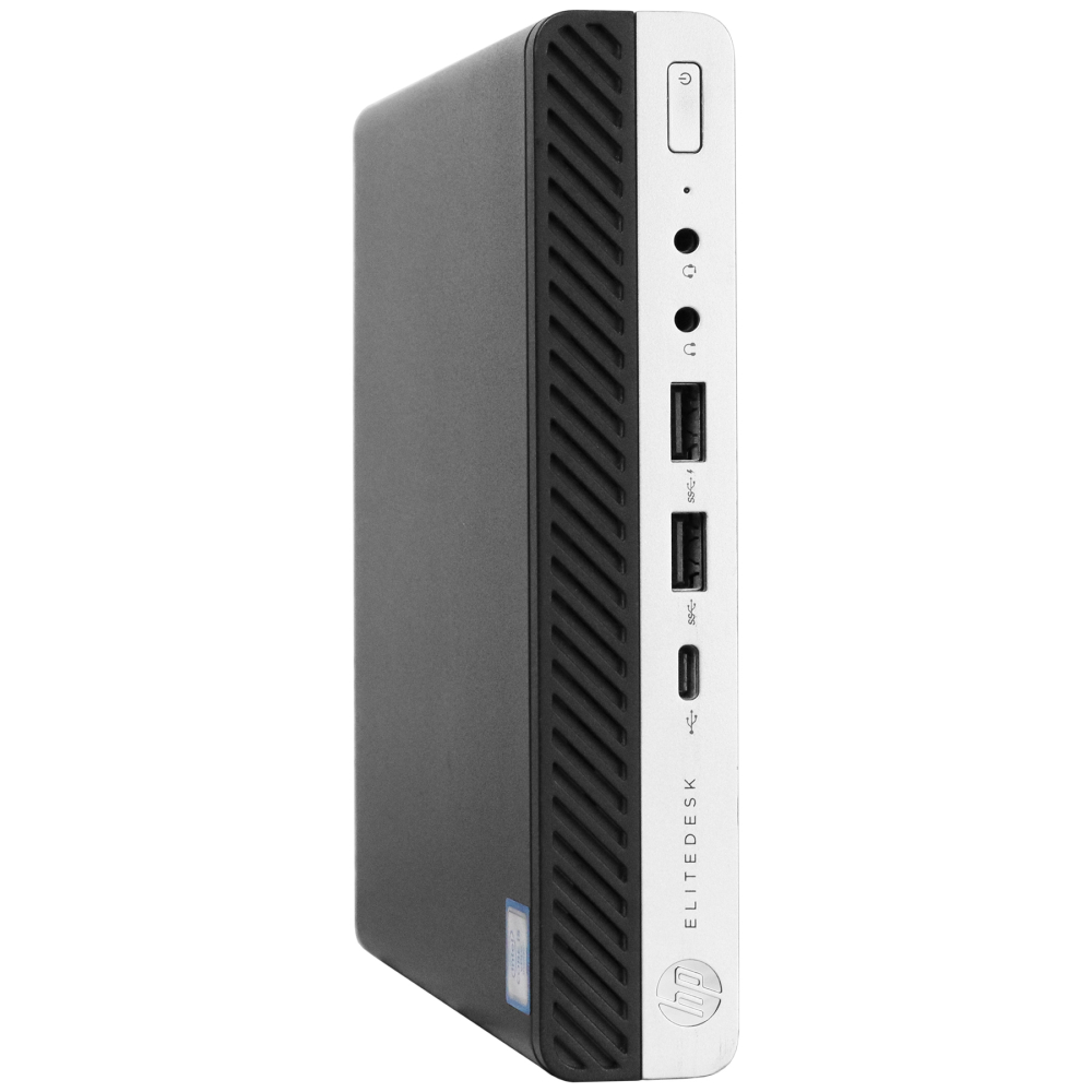 Мини ПК HP EliteDesk 800 G3 / Intel Core i5-6500T / RAM 8GB / SSD 256GB / LAN / Wi-Fi 5 / Bluetooth 4.2 / Windows 10 / Черный, фото №1