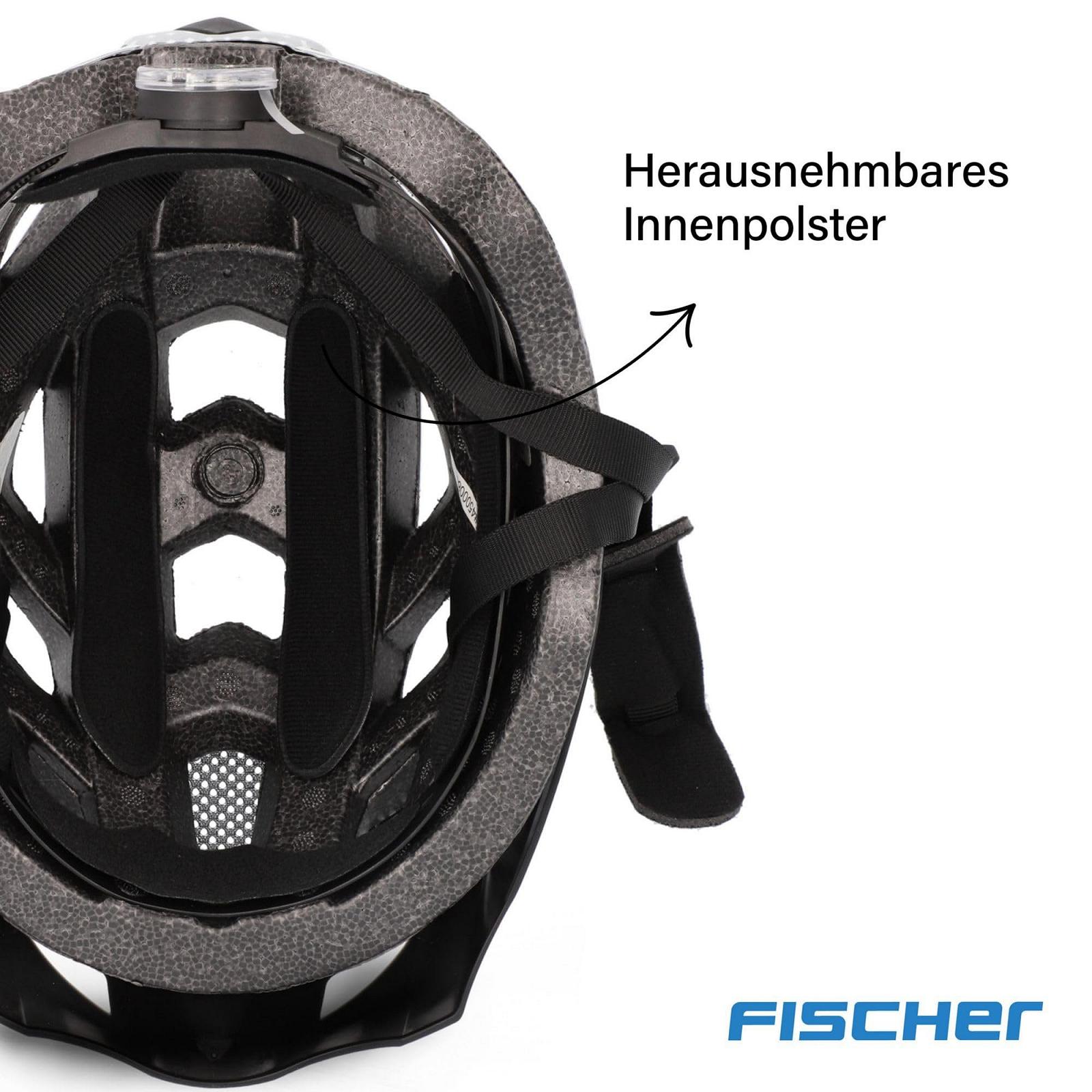 Шлем велосипедный Fischer City Urban S/M или L/XL с подсветкой, разных цветов, фото №4
