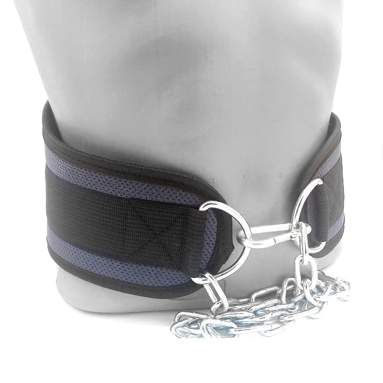 Пояс для обтяжень з ланцюгом MadMax MFA-290 неопреновий Dark grey/Orange, фото №5