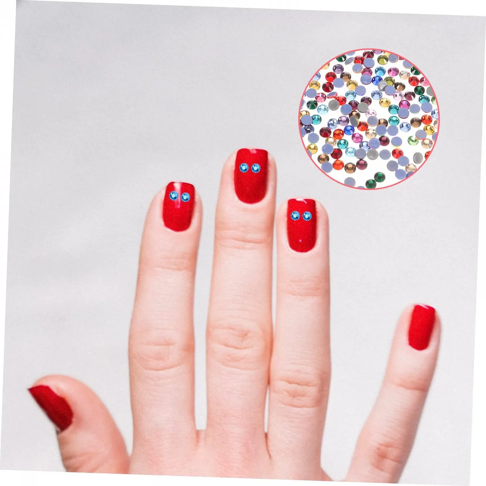 Стразы для ногтей Nailkndy 1440 шт., фото №3