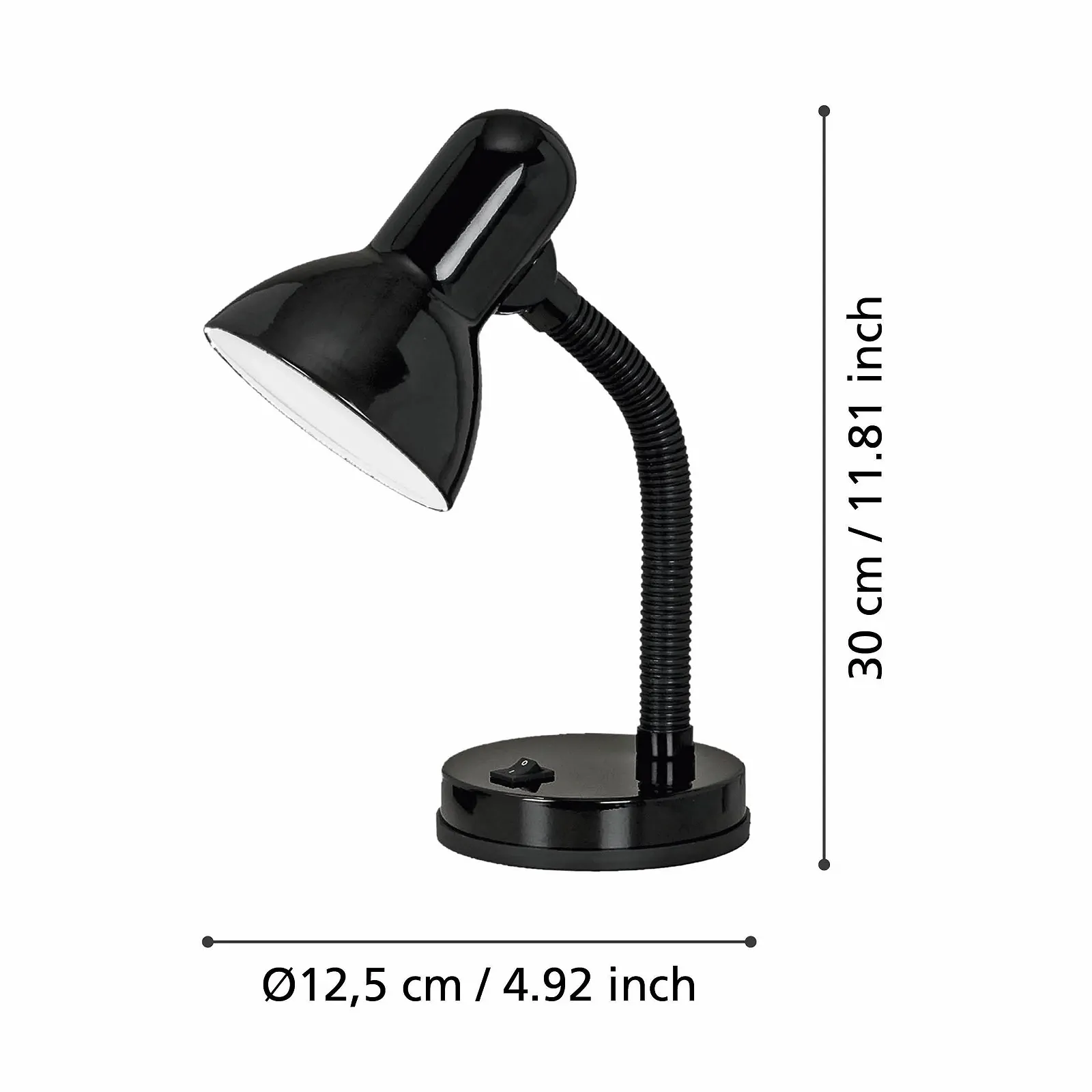 Настільна лампа EGLO E27 40 Вт 30 см, фото №4