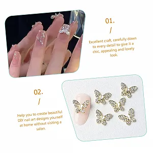 Прикраса для нігтів Метелик Healeved, набір 66 шт synthetic.ua - Фото 1