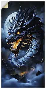 Наклейка на стіну ARTland Modern Fantasy Dragon U5PP 30 x 60 см - Фото 1