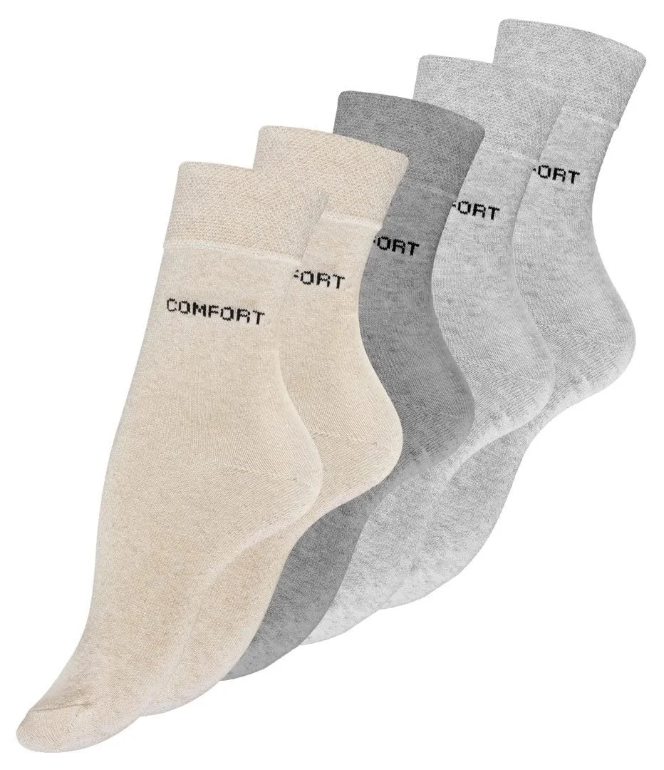 Женские носки Хлопковые Удобные без Эластичной резинки - Выбор цветов, 10 пар, фото №6